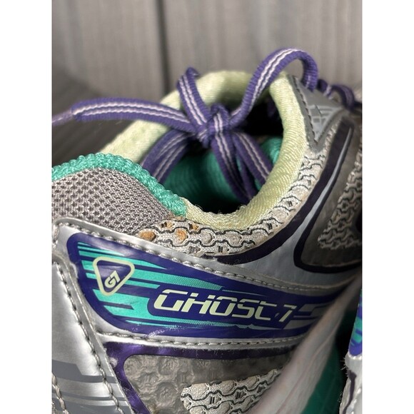 Brooks Ghost  7 Silver Womens 10.5 Medium Athletic Running Shoes - Picture 4 of 11